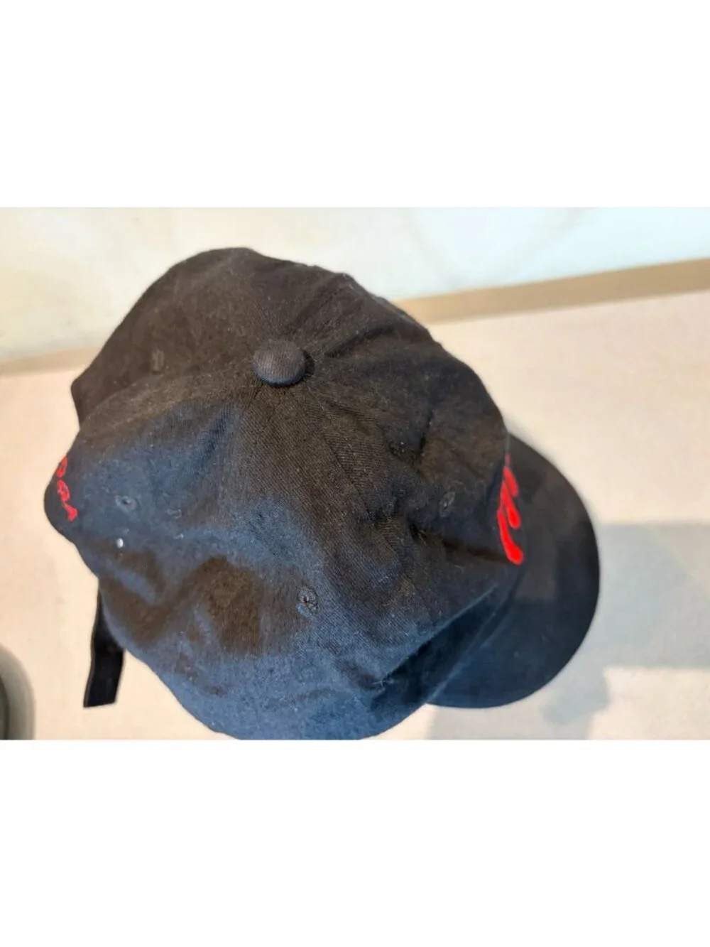 SARATOGA Horse Racing RACETRACK BUGLER BLACK & RED Baseball hat